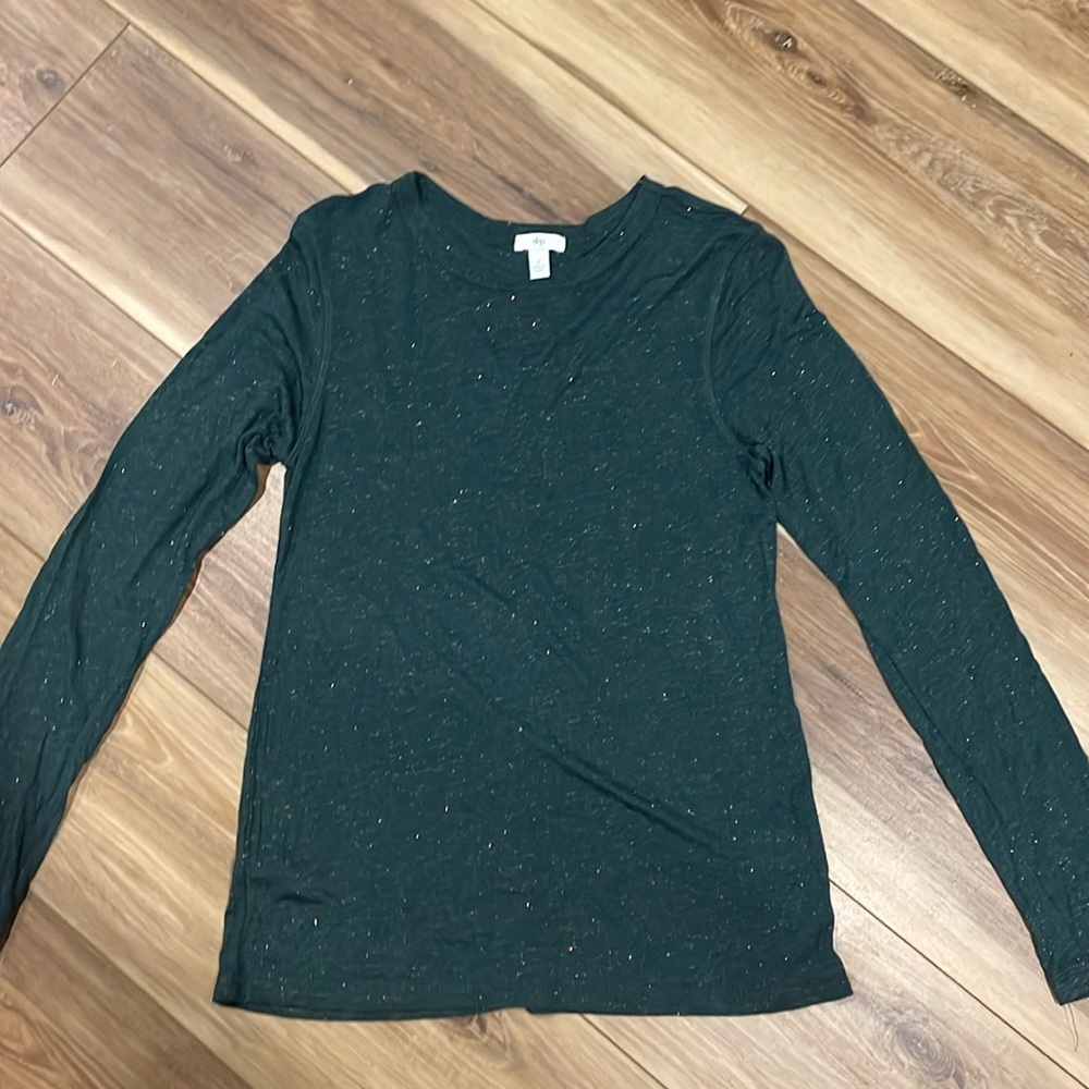 Red sparkly long sleeve